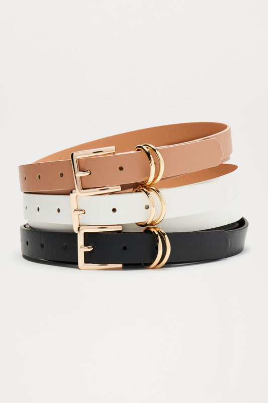 The Best Trio Belt Set - Black/combo