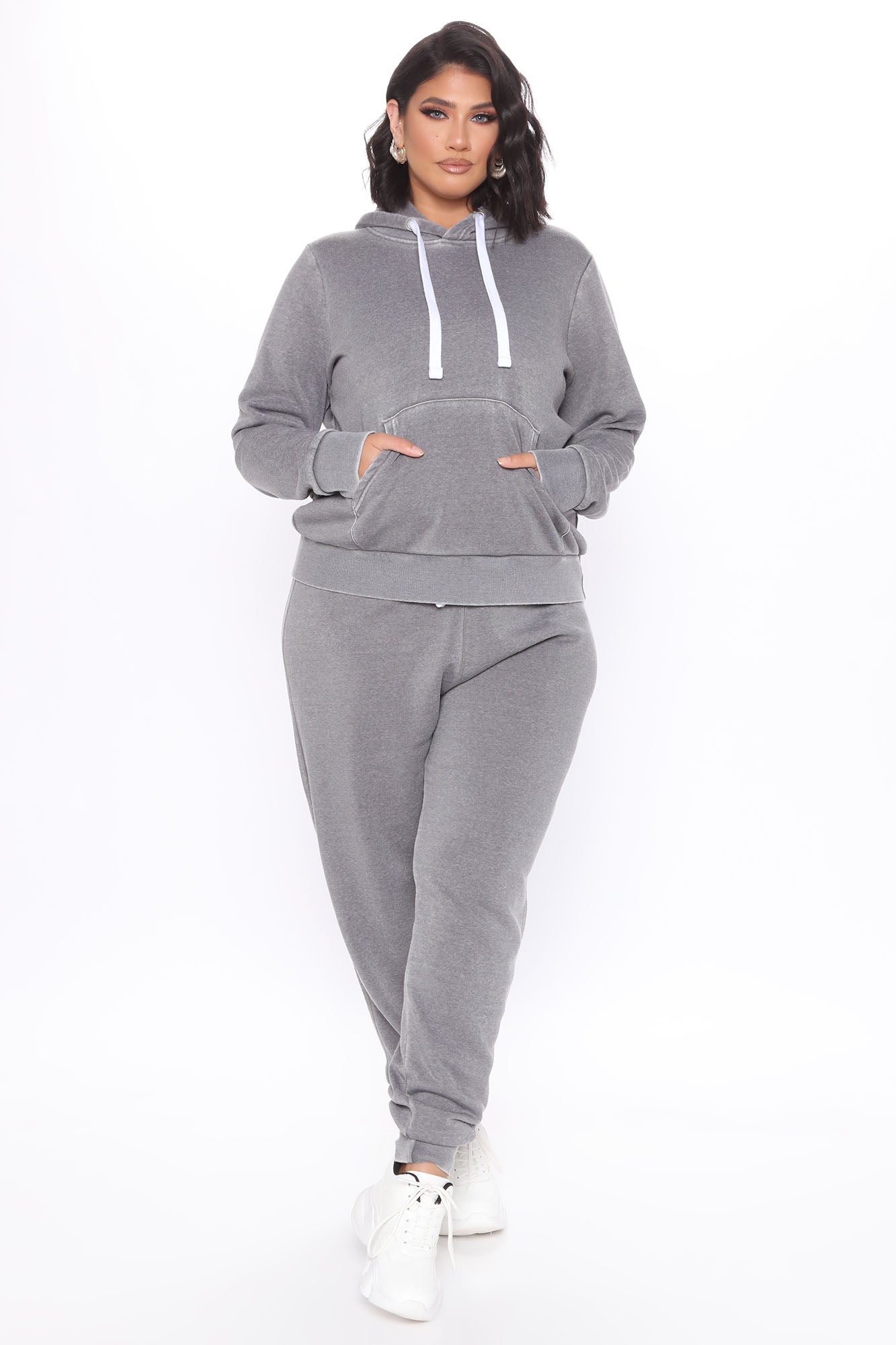 Sweet Dreams Mineral Wash Jogger - Heather Grey