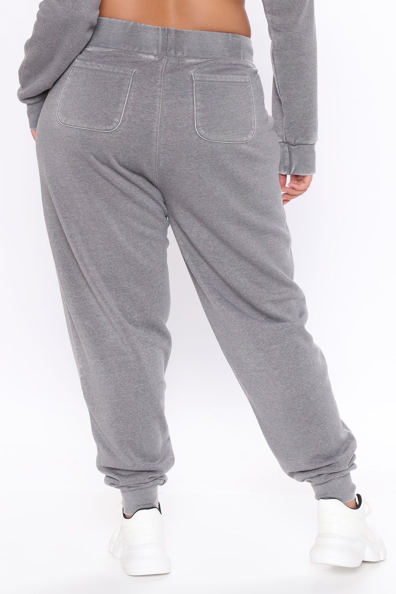 Sweet Dreams Mineral Wash Jogger - Heather Grey