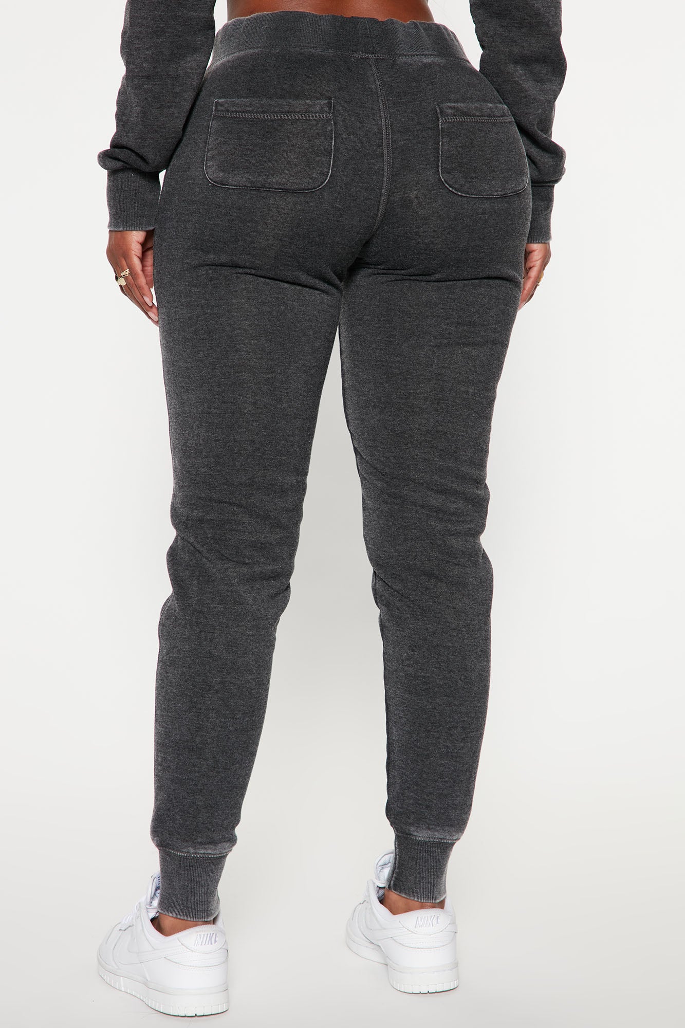 Sweet Dreams Mineral Wash Jogger - Heather Grey