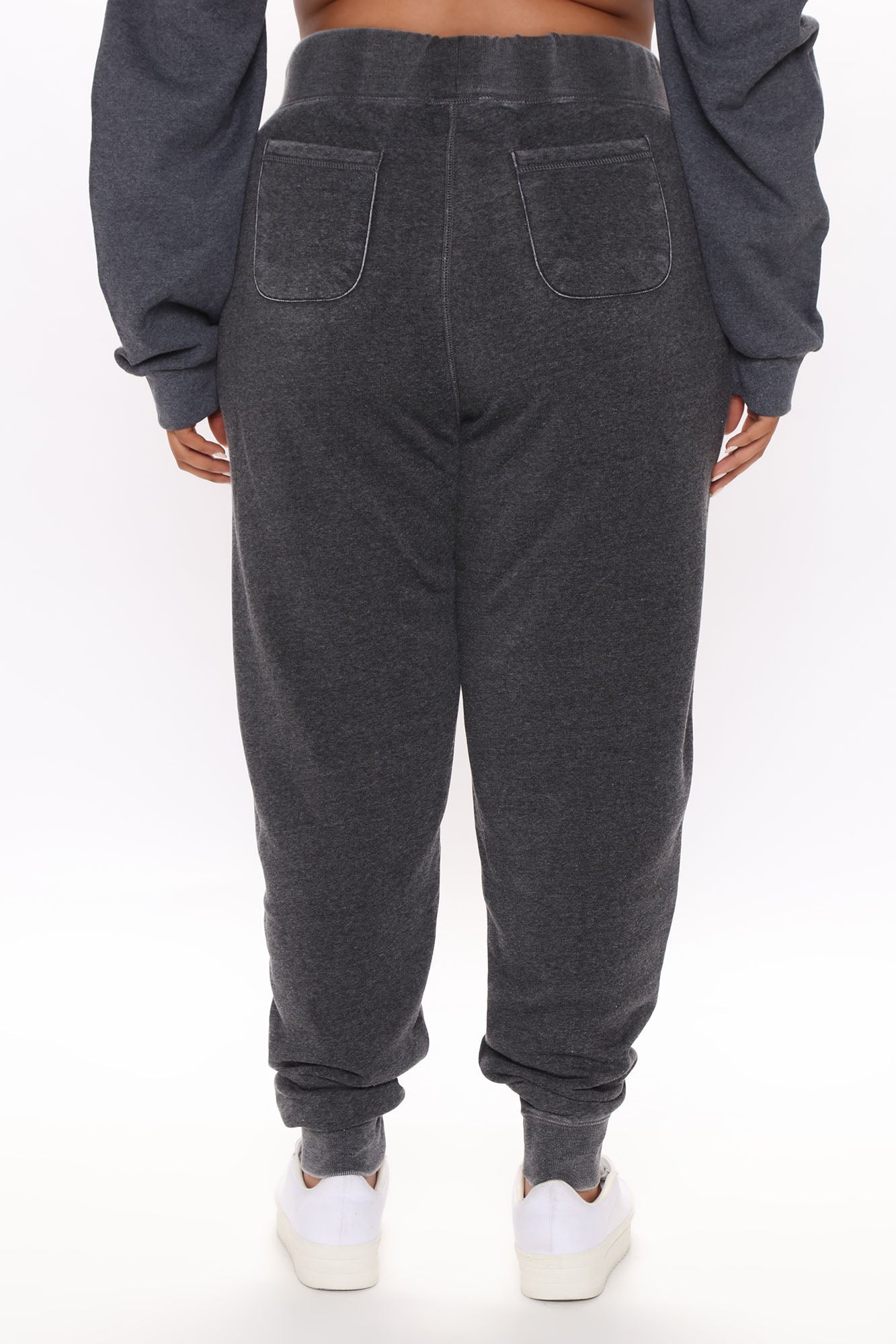 Sweet Dreams Mineral Wash Jogger - Heather Grey