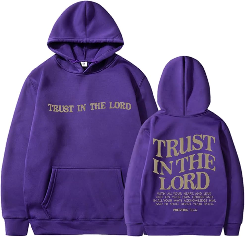 Trust In The Lord Hoodie Christian Hoodies T