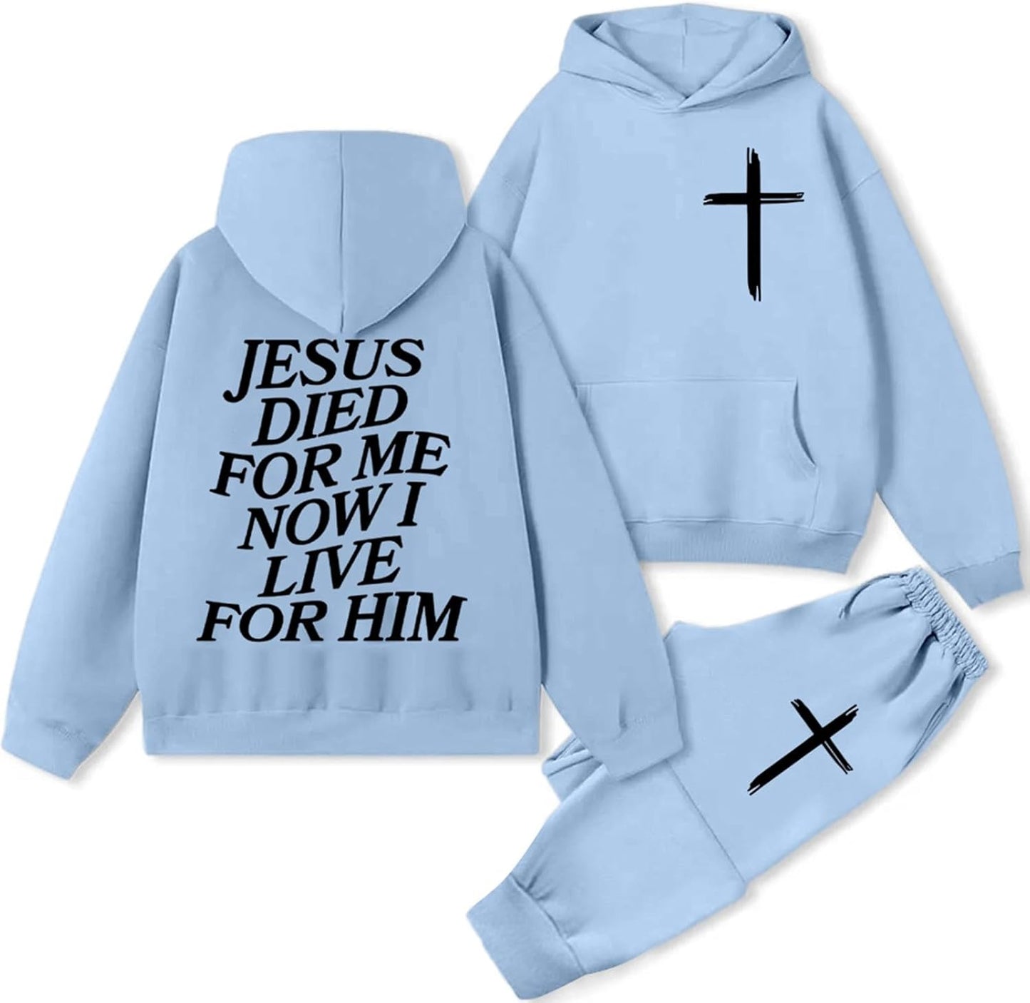 JESUS Unisex Tracksuit Sets