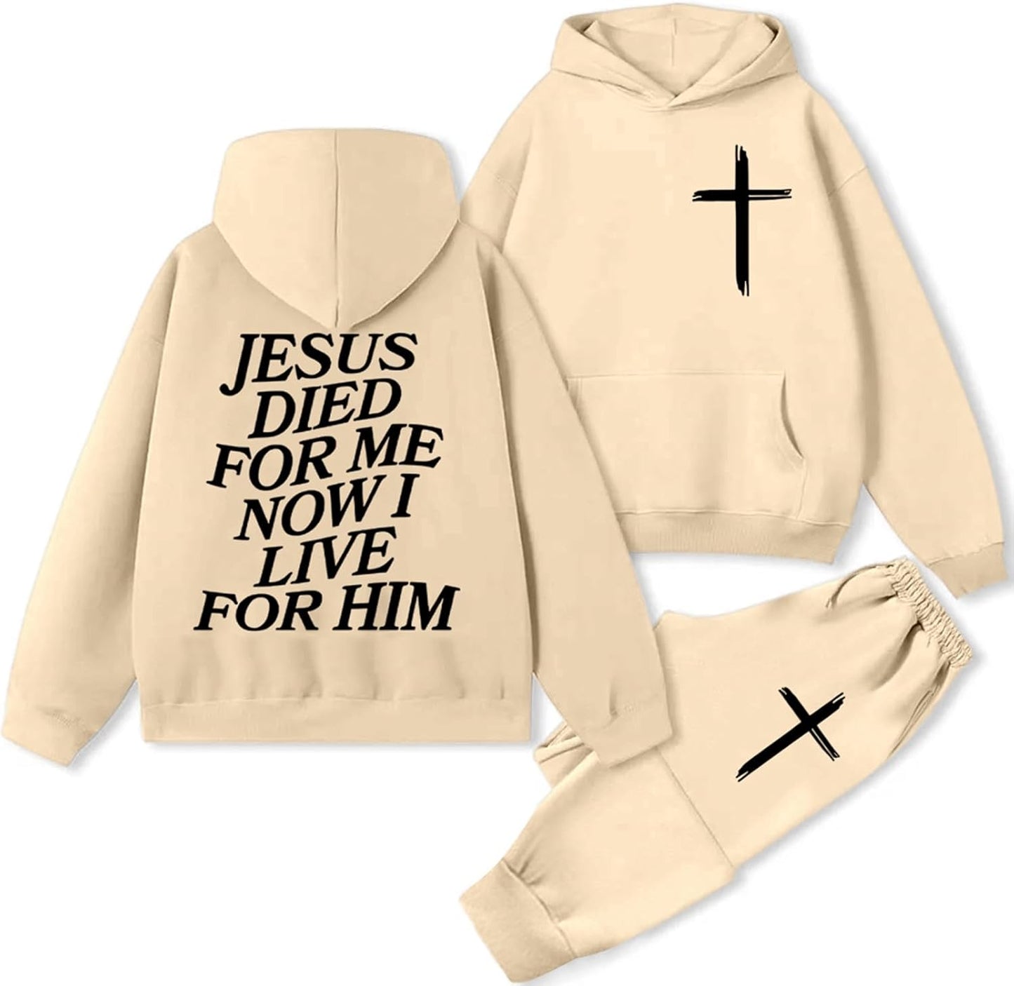 JESUS Unisex Tracksuit Sets