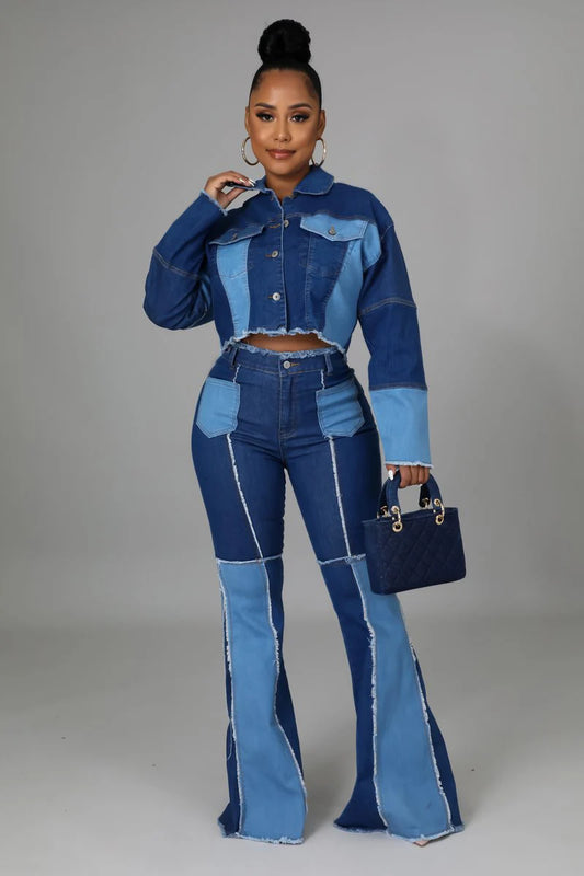 Women's Matching Set Denim